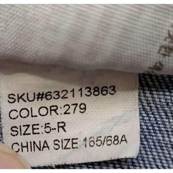 Hollister Jeans Womens 5R High Rise Legging Size W27 L28 Distressed Blue Denim - Picture 6 of 9